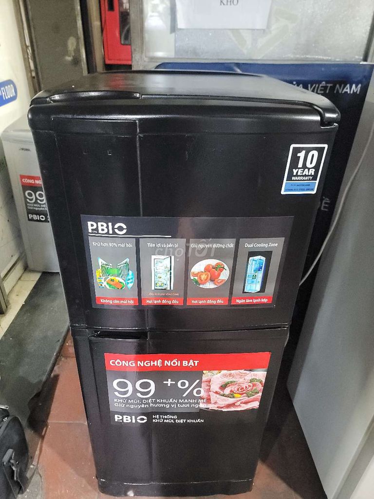 Tủ lạnh Sharp 130l Đen. Mua bán Tủ lạnh tại Quận 7 Tp Hồ Chí Minh được đăng bởi Điện Lạnh Giá Tốt hình 1