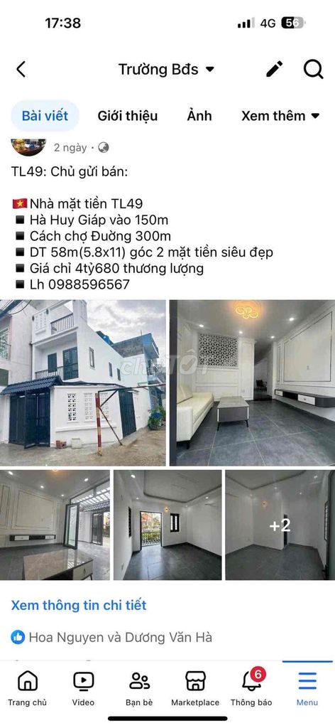 12 CĂN TL TX VÀ HIỆP THÀNH Q12 TỪ 3 ĐẾN 5 TỶ