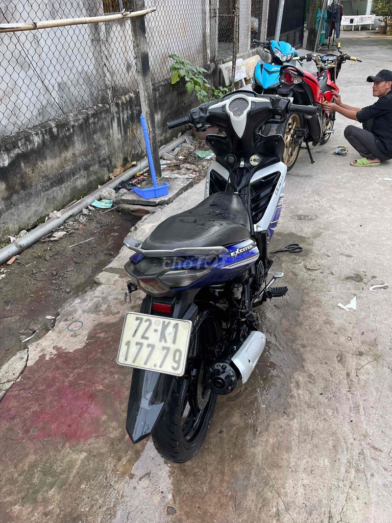 Yamaha Exciter 135 Bạc Xanh máy như xe điện. Mua bán Xe máy tại Quận Cái Răng Cần Thơ được đăng bởi Cầm Đồ Minh Tấn hình 3
