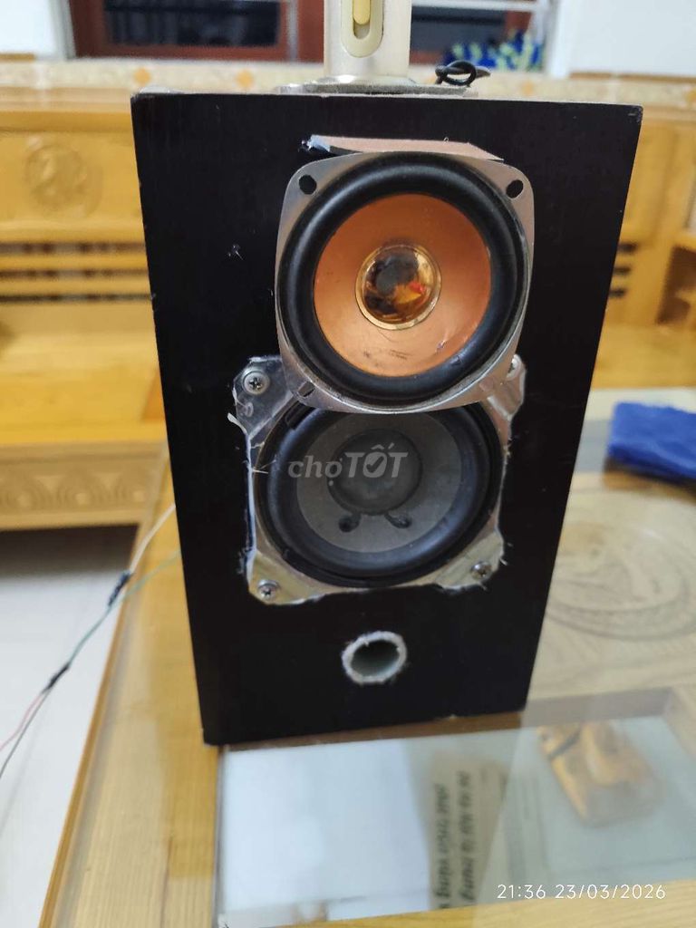 Loa Bluetooth gỗ tự chế. Mua bán Tivi, Âm thanh tại Thị xã Duy Tiên Hà Nam được đăng bởi đam mê công nghệ hình 1