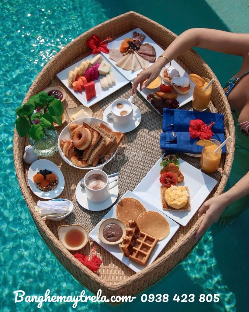 Khay nổi mây nhựa. Mua bán Dụng cụ nhà bếp tại Quận Bình Thạnh Tp Hồ Chí Minh được đăng bởi banghemaytrela hình 1