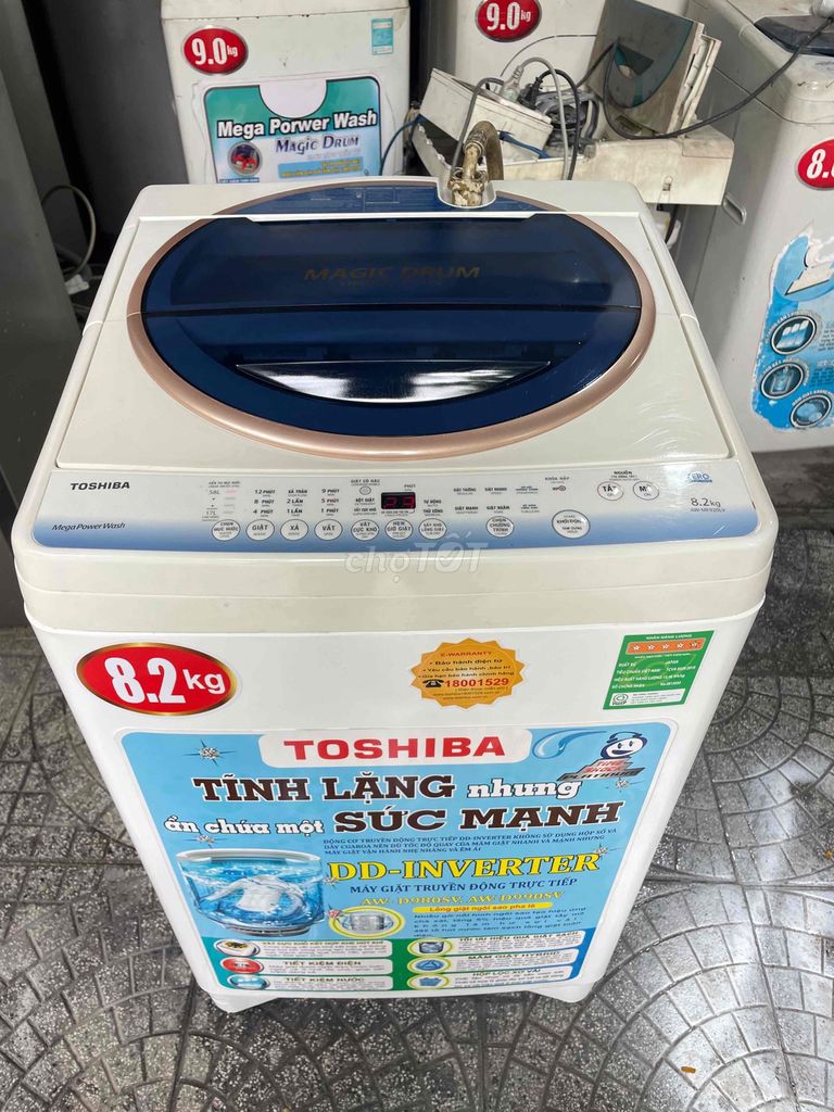 Máy giặt Toshiba 8.2kg Trắng DD Inverter. Mua bán Máy giặt tại Quận Cẩm Lệ Đà Nẵng được đăng bởi Nguyễn Tấn khang hình 1