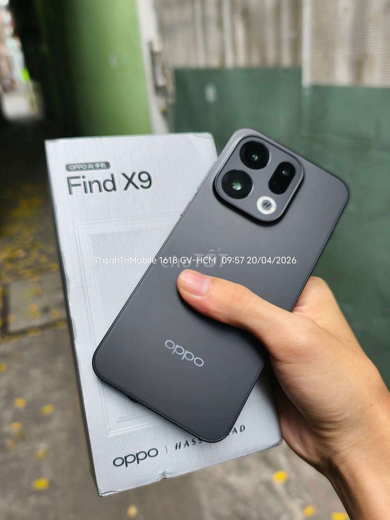 Oppo Find X9 Đen 16/512 fullbox nội địa. Mua bán Điện thoại tại Quận Gò Vấp Tp Hồ Chí Minh được đăng bởi Thanh Tri hình 1