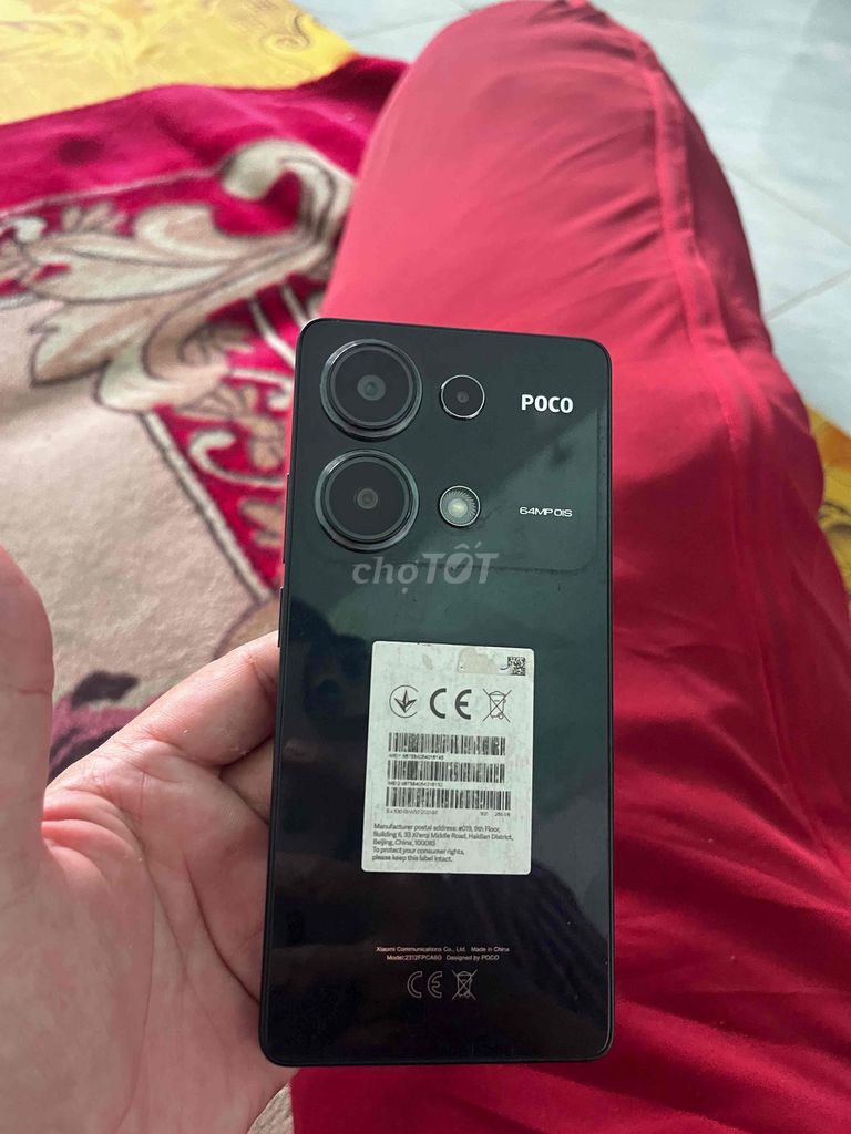 Poco M6 Pro 8GB/256GB Đen. Mua bán Điện thoại tại Huyện Bàu Bàng Bình Dương được đăng bởi cầm đồ 8386 hình 1