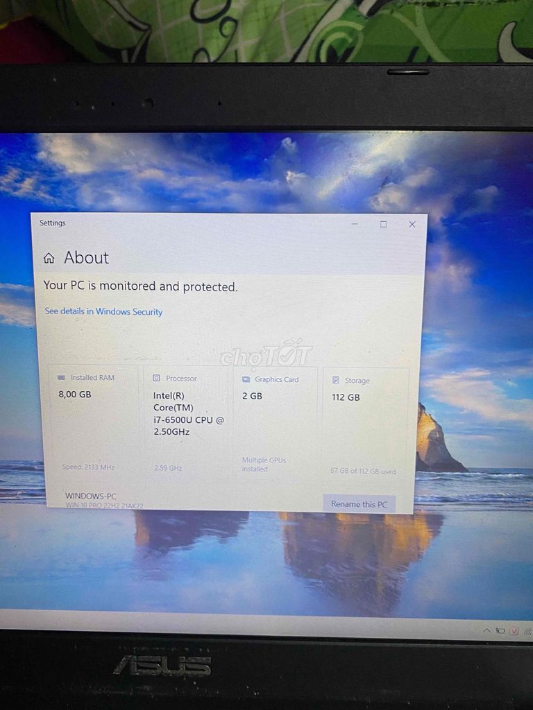 Asus A556U i7-6500U 8GB/112GB Đã sử dụng. Mua bán Laptop tại Huyện Nhà Bè Tp Hồ Chí Minh được đăng bởi alo hình 1