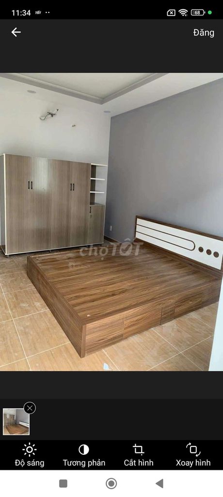 Giuờng gỗ nhiều kích thuớc mdf