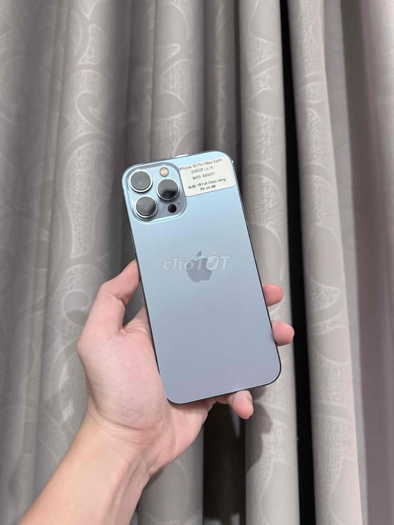 Apple iPhone 13 Pro Max 256GB Xanh IOS 17.5.1. Mua bán Điện thoại tại Quận Thanh Khê Đà Nẵng được đăng bởi Tiến Cường hình 1
