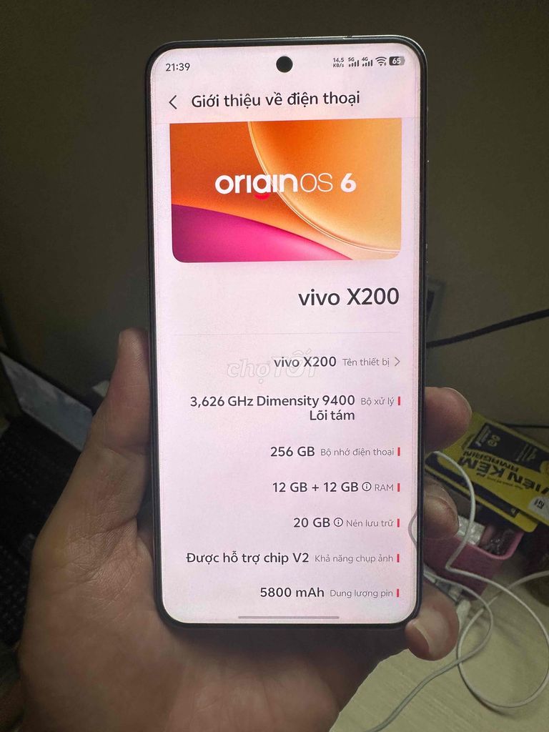 Vivo X200 256GB Bạc. Mua bán Điện thoại tại Quận 8 Tp Hồ Chí Minh được đăng bởi thụy ngô hình 1