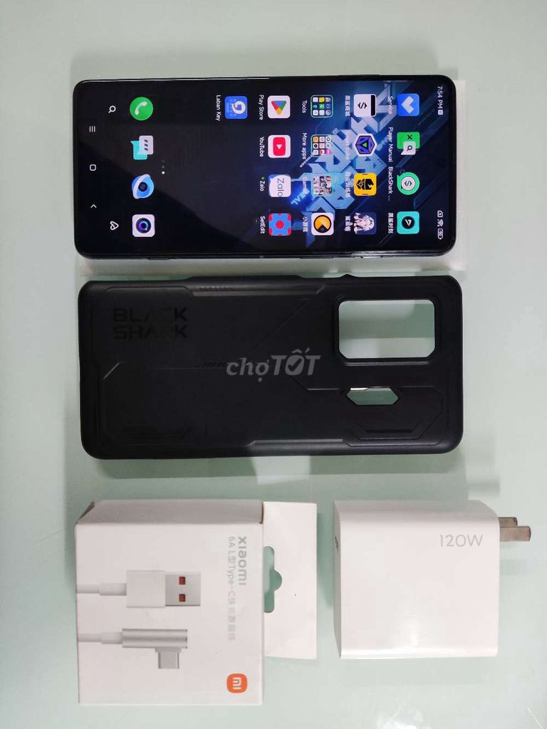 Black Shark Black Shark 5 Pro 8GB/128GB Trắng. Mua bán Điện thoại tại Quận 7 Tp Hồ Chí Minh được đăng bởi Emart 86 hình 1