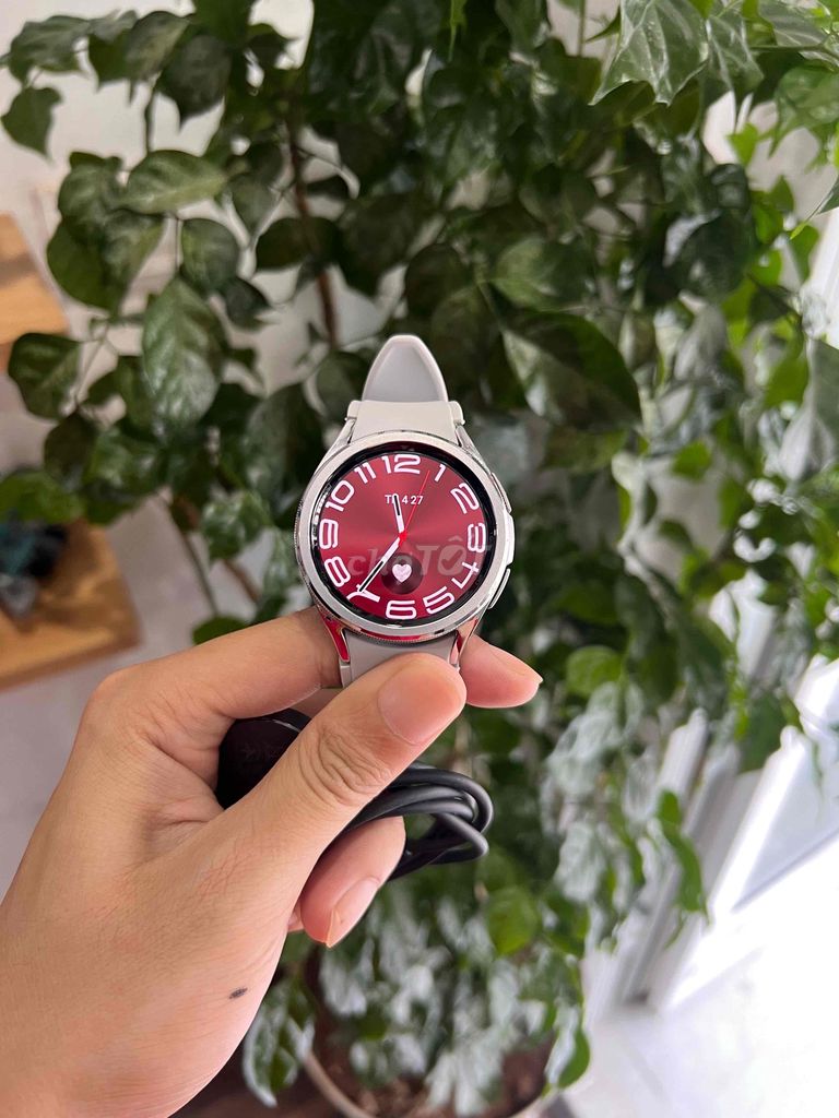 Samsung Watch 6 Classic 43mm Bạc. Mua bán Thiết bị đeo thông minh tại Quận Hà Đông Hà Nội được đăng bởi Nghĩa Smartwatch hình 1