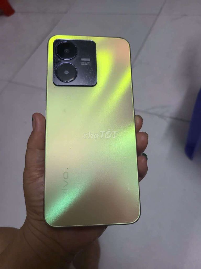 Vivo Y22s 8GB/128GB Vàng. Mua bán Điện thoại tại Quận Bình Tân Tp Hồ Chí Minh được đăng bởi Thanh Trần hình 1