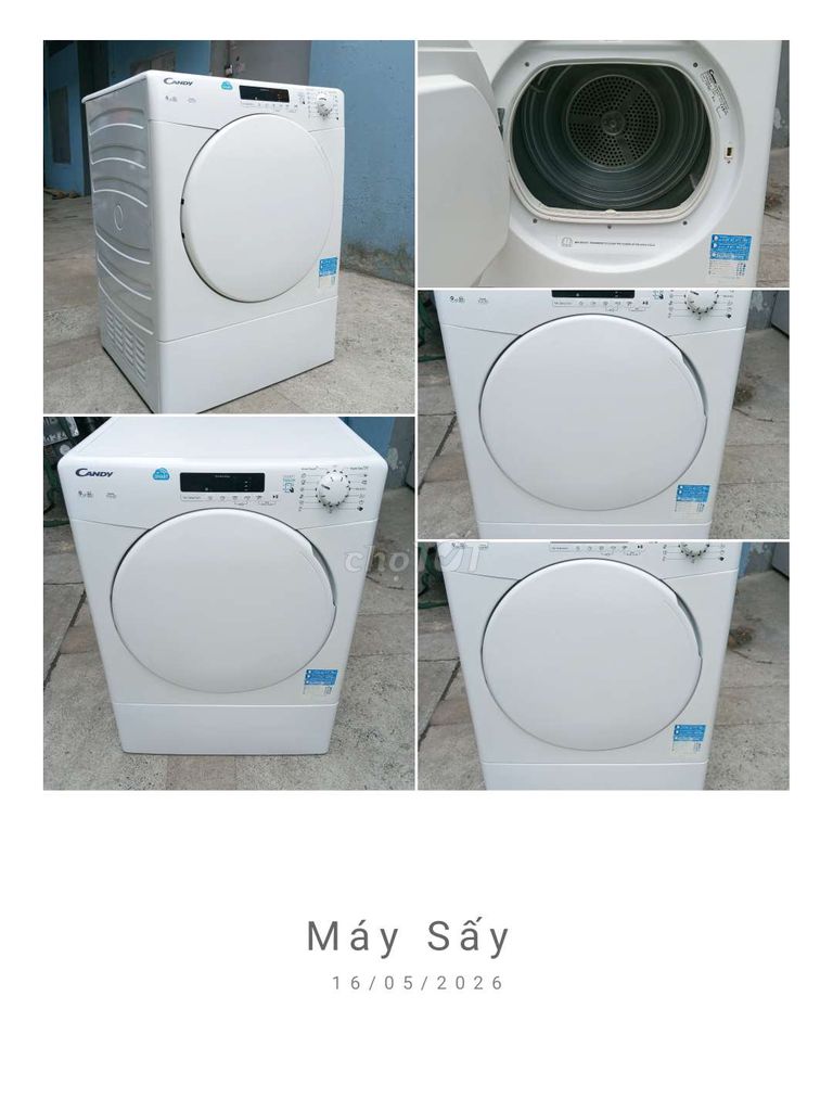 Máy sấy quần áo Candy 9KG. Mua bán Máy giặt tại Quận Bình Thạnh Tp Hồ Chí Minh được đăng bởi Hoàng Thanh lý hình 1