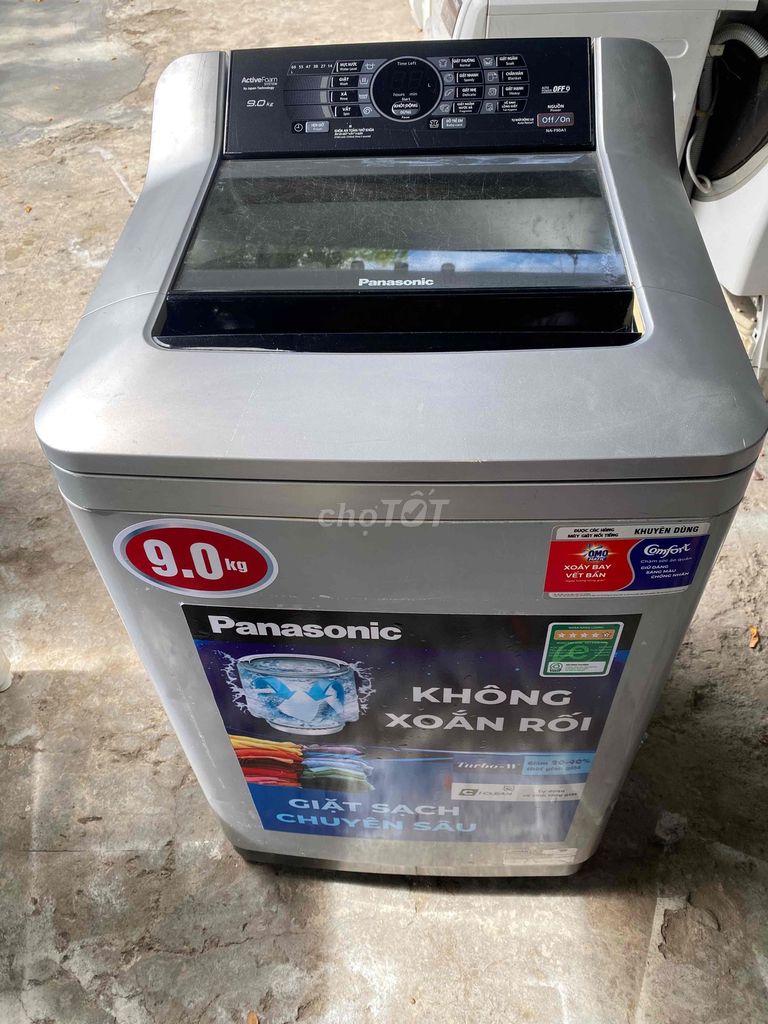 Máy giặt Panasonic 9kg cửa trên Xám. Mua bán Máy giặt tại Quận Cẩm Lệ Đà Nẵng được đăng bởi Dương Nam hình 1