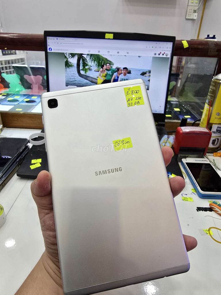 Samsung Tab A7 Lite 32GB 4G. Mua bán Máy tính bảng tại Thành phố Long Xuyên An Giang được đăng bởi Facebook Cầm Đồ Thúy Vân hình 1