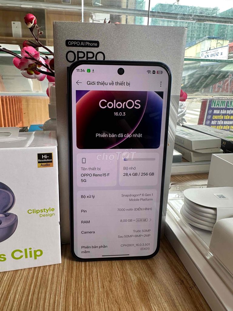 OPPO Reno15 F 5G 256GB Xanh dương. Mua bán Điện thoại tại Thành phố Thuận An Bình Dương được đăng bởi Trần Mạnh hình 1