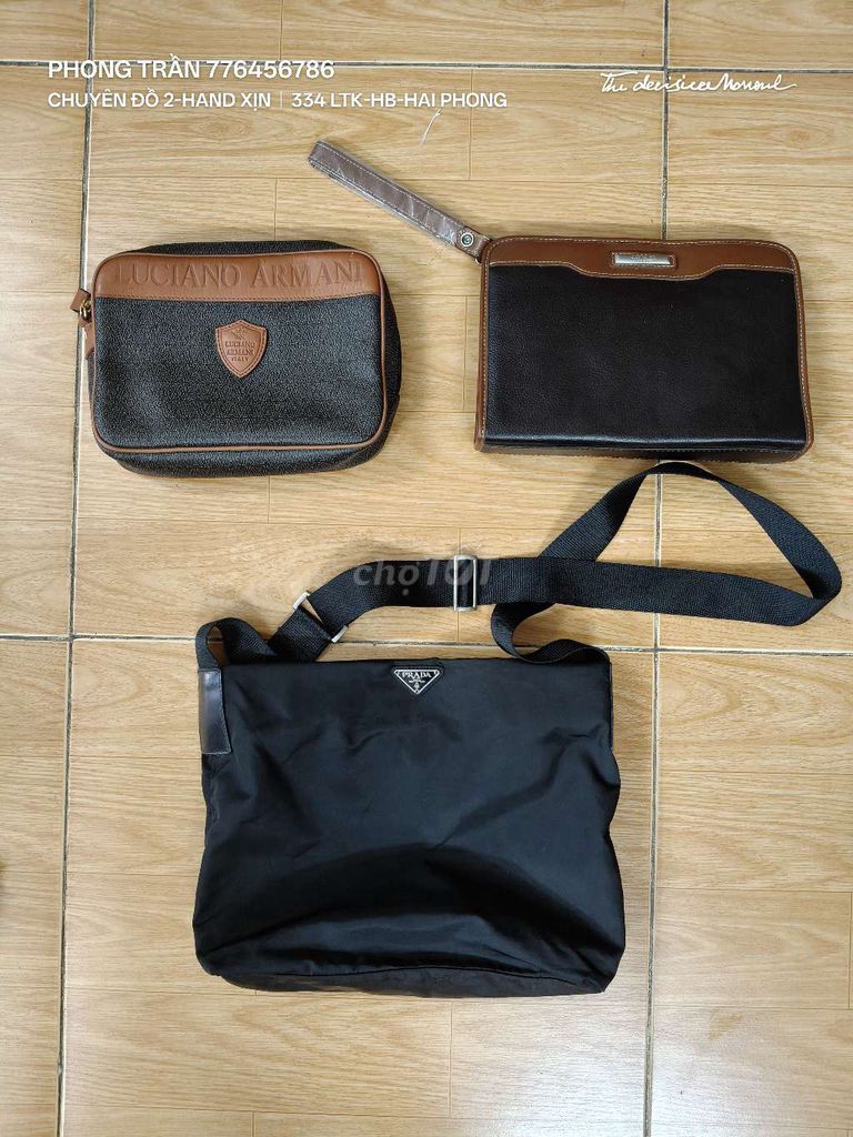 Túi xách Luciano Amani Nam Da 24x17cm. Mua bán Túi xách tại Quận Hồng Bàng Hải Phòng được đăng bởi Phong Trần  hình 1