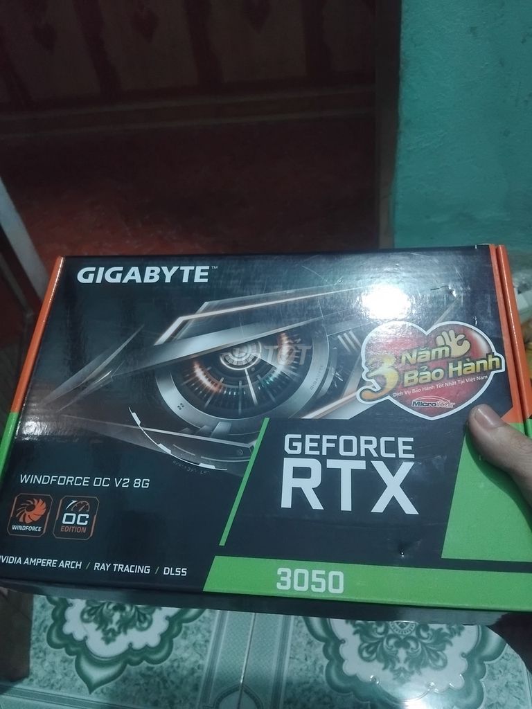 Card đồ họa Gigabyte RTX 3050 8GB. Mua bán Linh kiện (RAM, Card...) tại Huyện Văn Giang Hưng Yên được đăng bởi Hướng Lê Văn hình 1