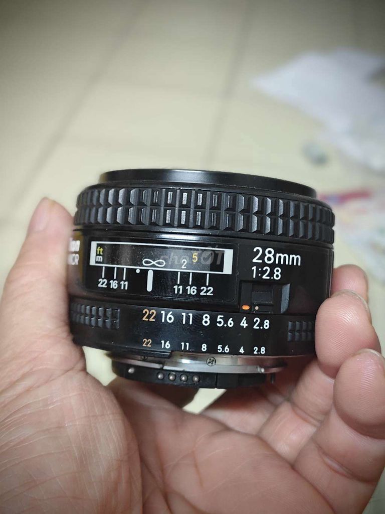 Ống kính Nikon AF 28mm f/2.8 Đen. Mua bán Máy ảnh, Máy quay tại undefined undefined được đăng bởi Tạp hoá công nghệ hình 1
