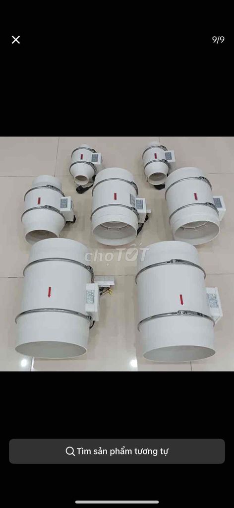 Quạt hút mùi nối ống 100-315mm. Mua bán Quạt tại Quận Hoàng Mai Hà Nội được đăng bởi Quạt Hút Mùi Uy Tín hình 1