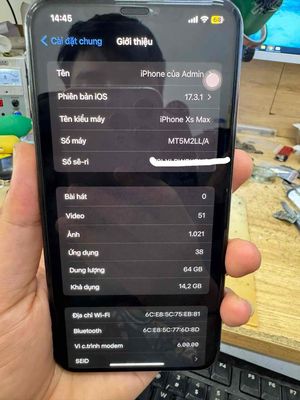 Cần Thanh Lý Iphone XsMax Quốc Tế Màu Gold 64Gb