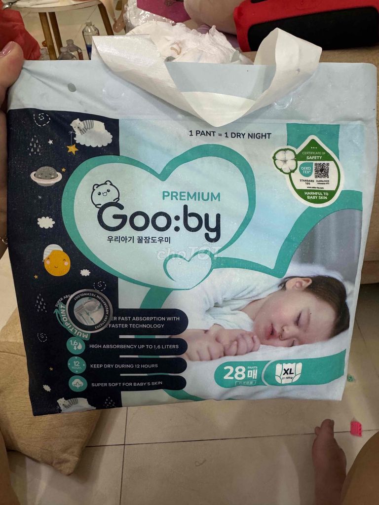 Tã quần Goo:by XL 28 miếng. Mua bán Mẹ và bé tại Quận 6 Tp Hồ Chí Minh được đăng bởi Phương Phương hình 1