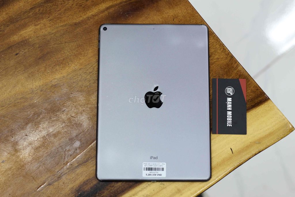 IPAD AIR 3 64gb Wifi zin all full chức năng.