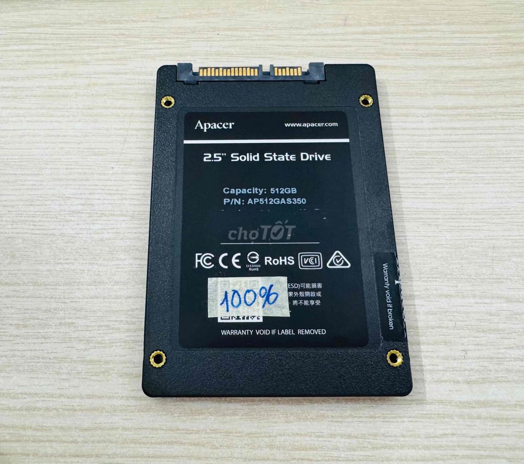 Ổ cứng SSD Apacer AS350 512GB Good Sk 100%. Mua bán Linh kiện (RAM, Card...) tại Quận 12 Tp Hồ Chí Minh được đăng bởi Anh Tuan hình 1