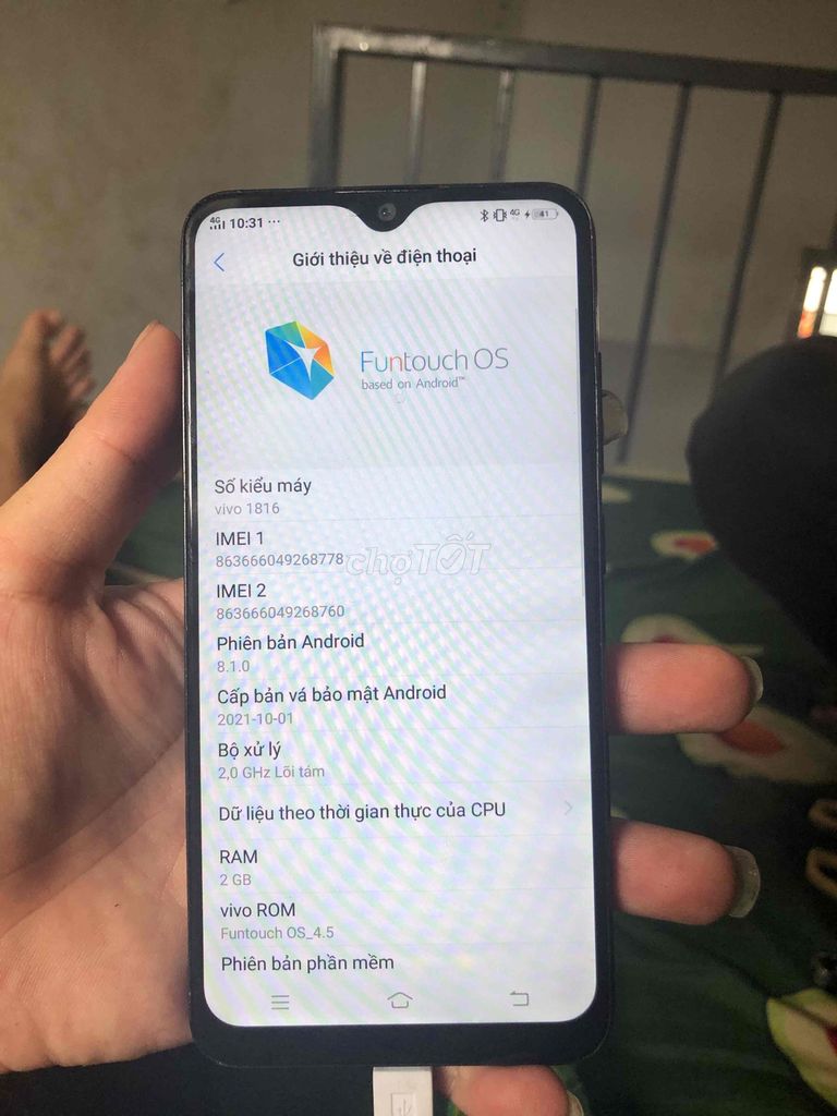 Vivo 1816 2GB Đen. Mua bán Điện thoại tại Quận Liên Chiểu Đà Nẵng được đăng bởi Thuý hình 1
