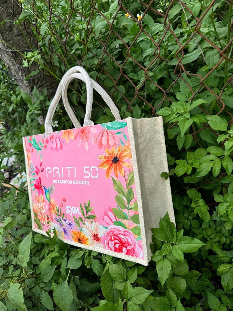 TÚI TOTE CANVAS IN LOGO