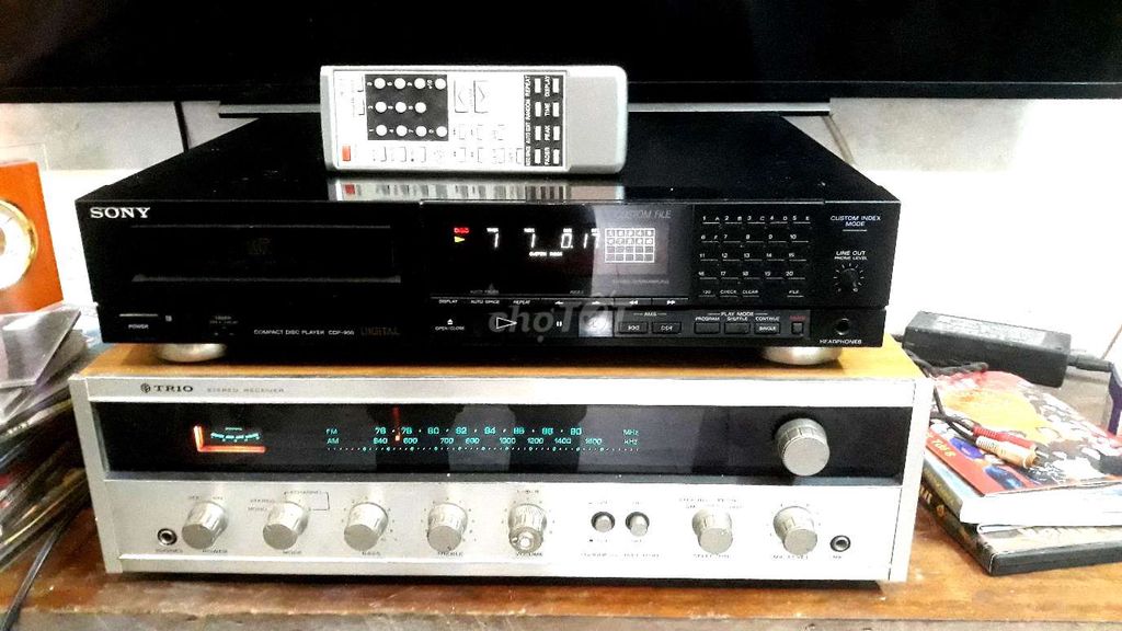 Đầu CD Sony CDP-950 Đen. Mua bán Tivi, Âm thanh tại Quận Ba Đình Hà Nội được đăng bởi Vinh hình 1