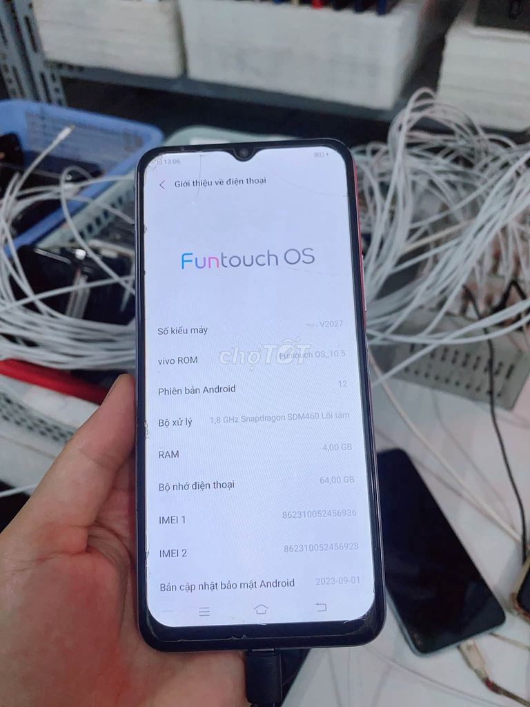 Vivo Y20 4GB/64GB Trắng Nứt kính. Mua bán Điện thoại tại Quận 1 Tp Hồ Chí Minh được đăng bởi Hội Đồ Điện Tử hình 1