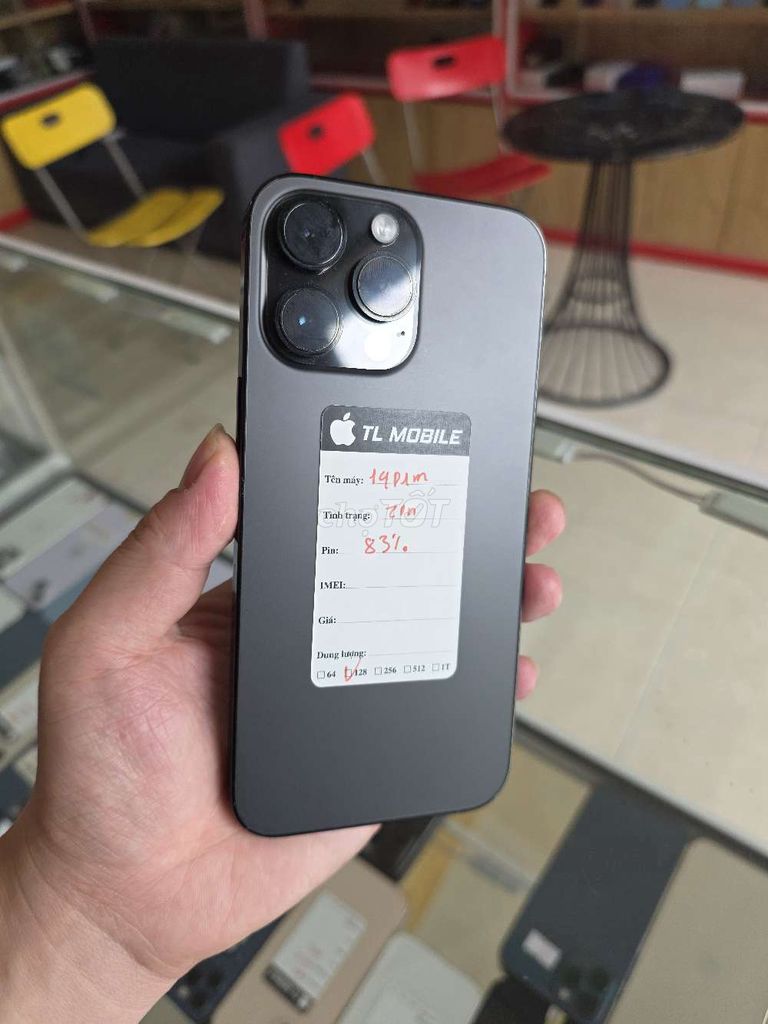 Apple iPhone 14 Pro Max 128GB Đen. Mua bán Điện thoại tại Huyện Ý Yên Nam Định được đăng bởi TL shop hình 1