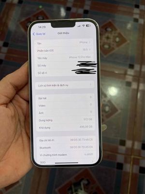 Cần bán iphone 13 prm Quốc tế 512G. Mua bán Điện thoại tại Huyện Châu Phú An Giang được đăng bởi Minh Hạo