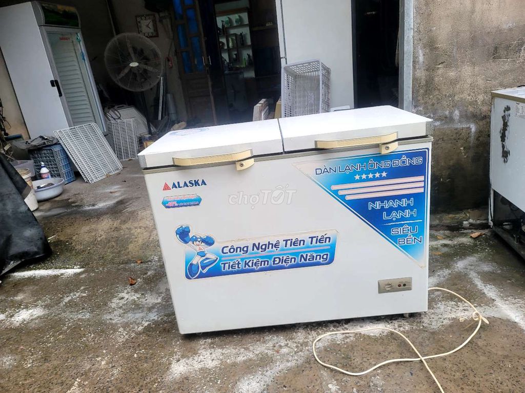 Tủ đông Alaska 350 lít 2 ngăn đã qua sử dụng Trắng. Mua bán Tủ lạnh tại Quận Tân Phú Tp Hồ Chí Minh được đăng bởi tuyết tuyết hình 1