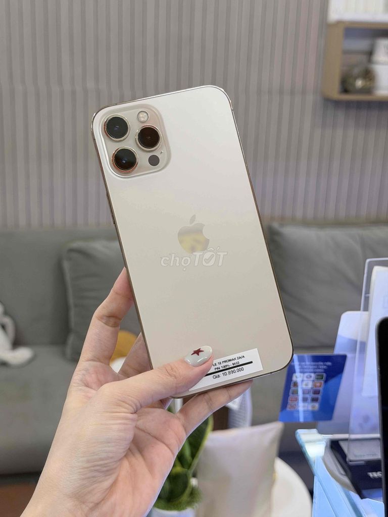 Apple iPhone 12 Pro Max Vàng 512GB Chính Hãng Za/a. Mua bán Điện thoại tại Quận 8 Tp Hồ Chí Minh được đăng bởi CA REM BÁN TÁO hình 1