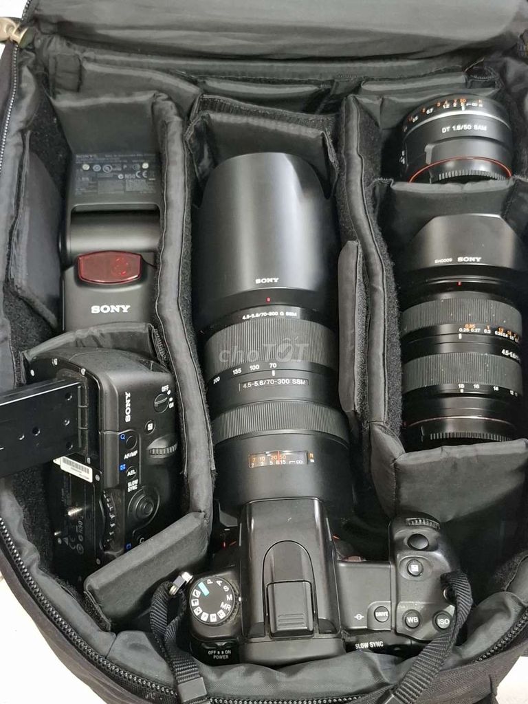 Máy ảnh Sony A700 Đen kèm 3 lens, flash. Mua bán Máy ảnh, Máy quay tại Quận 1 Tp Hồ Chí Minh được đăng bởi PG hình 1
