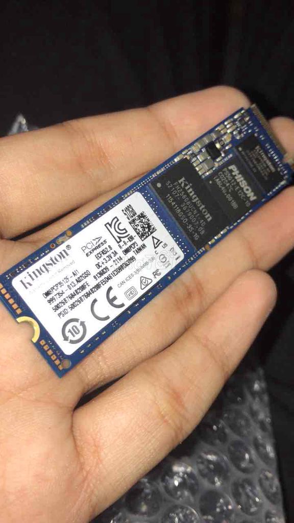ổ cứng ssd Kingston 512gb cũ. Mua bán Linh kiện (RAM, Card...) tại Thị xã La Gi Bình Thuận được đăng bởi Nam Nguyen hình 1