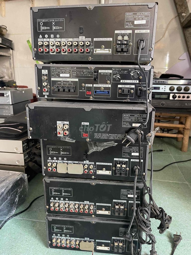 6 thớt dàn sony 717 ae dọn hoặc ghép dàn. Mua bán Tivi, Âm thanh tại Quận Tân Phú Tp Hồ Chí Minh được đăng bởi audio Hải Đăng hình 1
