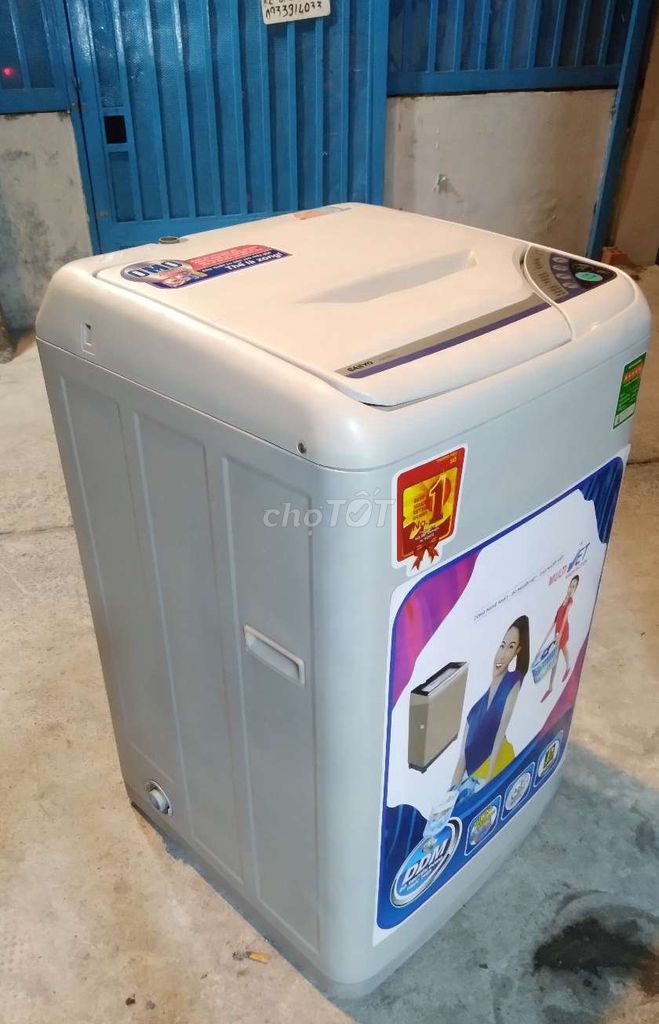 Máy giặt Sanyo 7kg bao lắp đặt. Mua bán Máy giặt tại Quận 8 Tp Hồ Chí Minh được đăng bởi binh đong hình 1