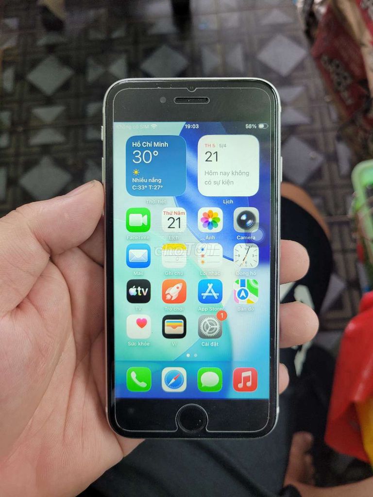 iPhone SE 2020 64GB Trắng Đã sử dụng. Mua bán Điện thoại tại Thành phố Nam Định Nam Định được đăng bởi Thắng Nguyễn hình 1