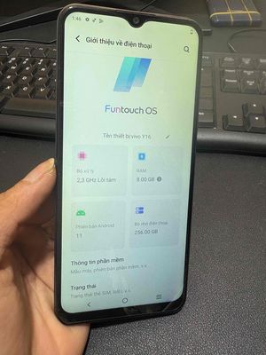 VIVO Y16 Ram 8Gb / 256Gb Màu Đen. Mua bán Điện thoại tại Quận Thanh Xuân Hà Nội được đăng bởi LÊ HUY