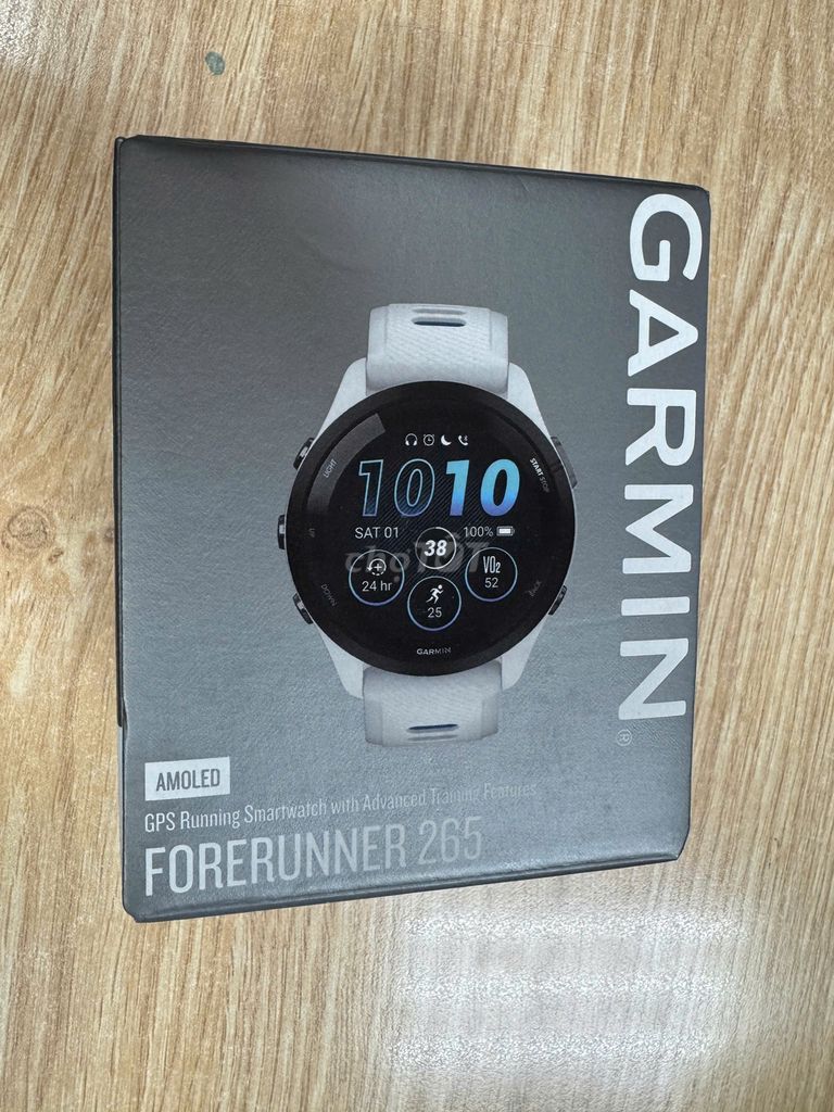 bán Garmin Forerunner 265 Music trắng mới 99,99%