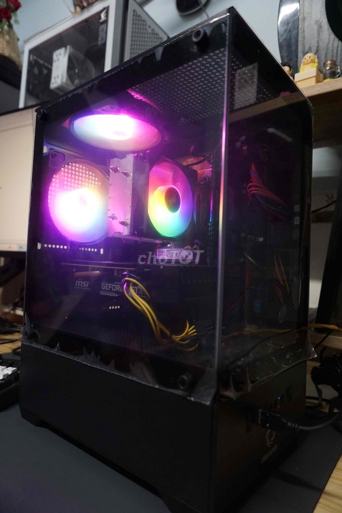 Thùng Pc game i5 9400f ram 16g ssd 256g vga 1660ti