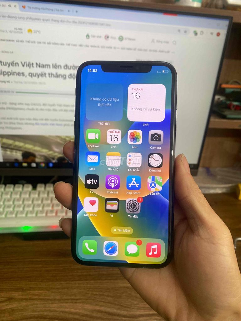 IPhone X 256GB zin all, Full chức năng keng 99%