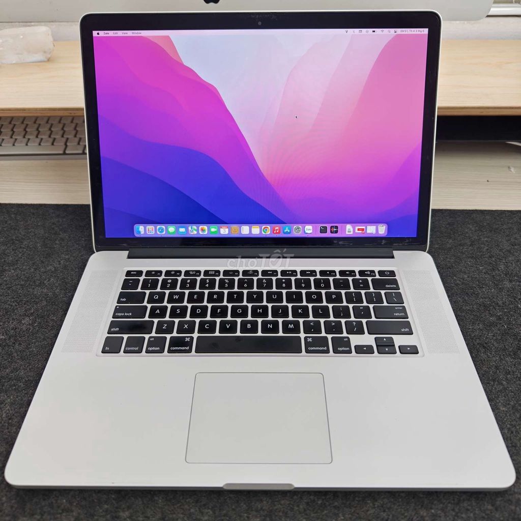 Macbook Pro 15 inch 2015 i7 16GB/512GB. Mua bán Laptop tại Quận Tân Phú Tp Hồ Chí Minh được đăng bởi Nicemac hình 1