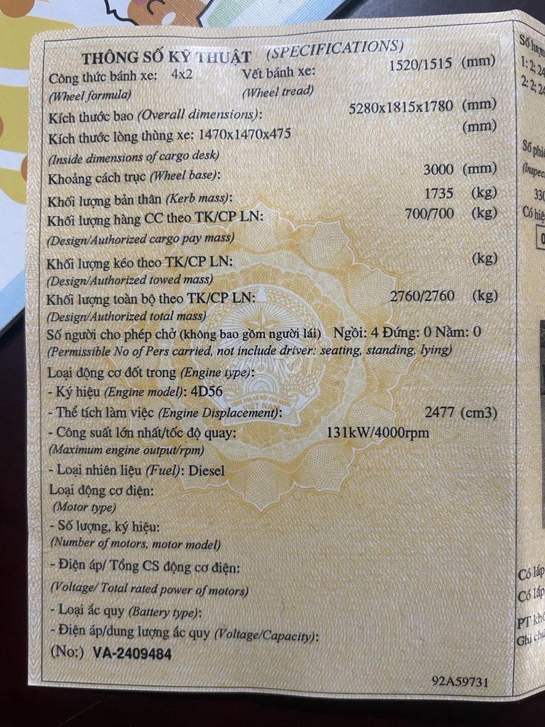 Mitsubishi Triton 2017 4x2 AT - 300000 km. Mua bán Ô tô tại Quận Hà Đông Hà Nội được đăng bởi Nguyen Van Vu hình 8