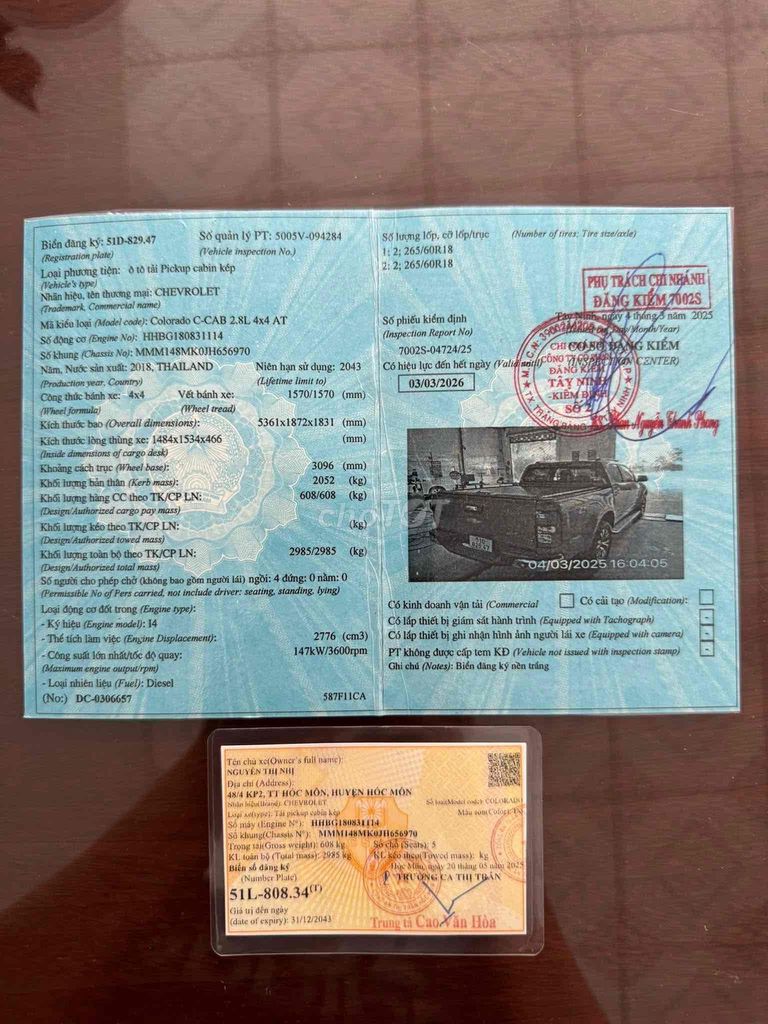 Chevrolet Colorado 2018 - 36000 km. Mua bán Ô tô tại Huyện Hóc Môn Tp Hồ Chí Minh được đăng bởi phan hùng tươi  hình 7