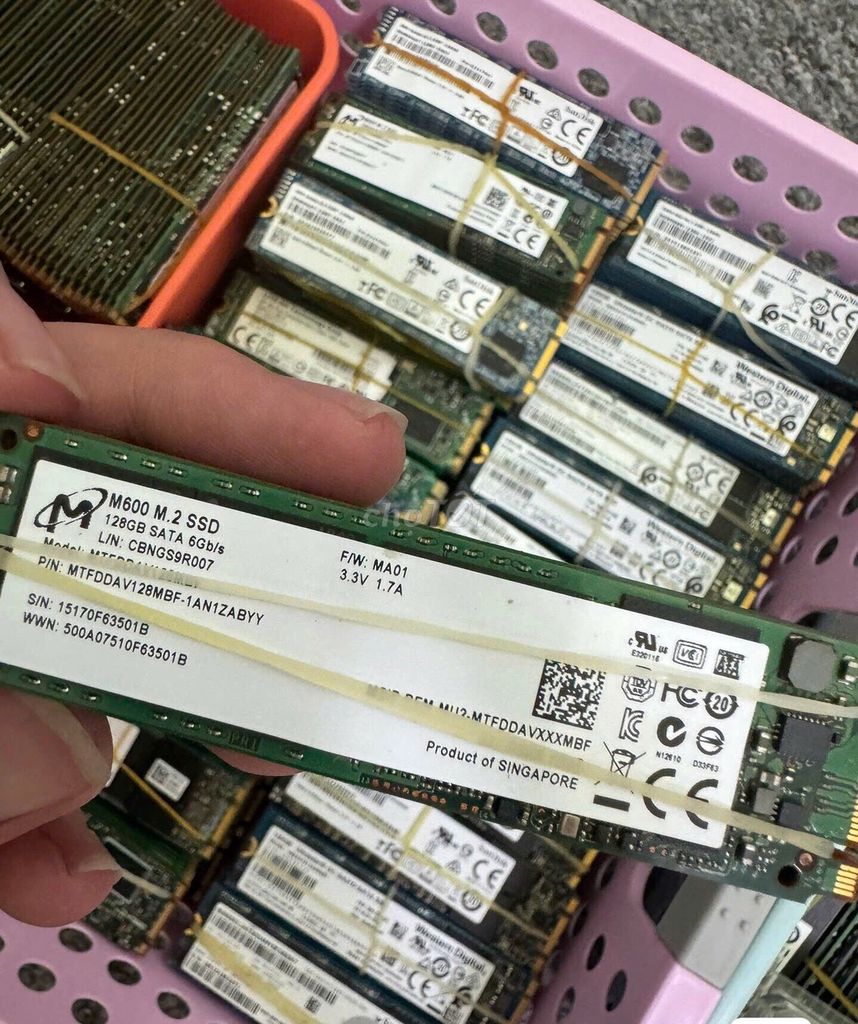 SSD M2/Nvme hàng nâng cấp dư ra