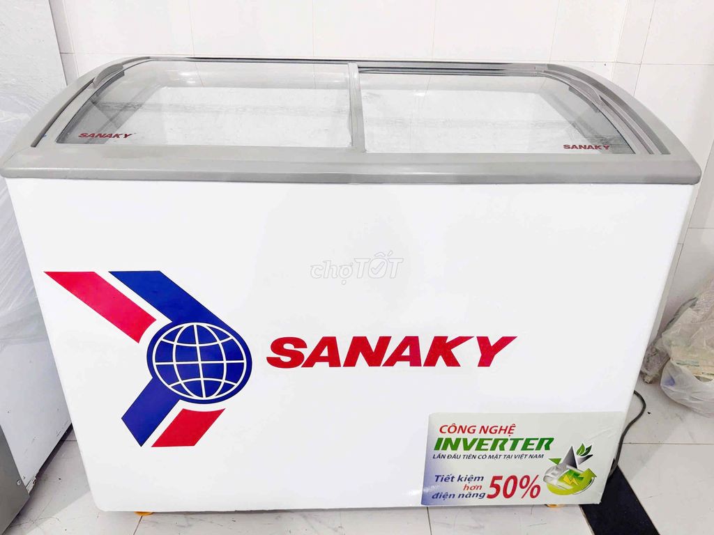 TỦ ĐÔNG SANAKY 300L MẶT KÍNH TIẾT KIỆM ĐIỆN LẠNH S. Mua bán Tủ lạnh tại Quận Ninh Kiều Cần Thơ được đăng bởi Điện máy giá rẻ CẦN THƠ hình 1