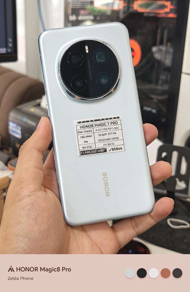 Honor Magic 7 Pro 12/256GB. Mua bán Điện thoại tại Quận Ninh Kiều Cần Thơ được đăng bởi Zelda Phone hình 1
